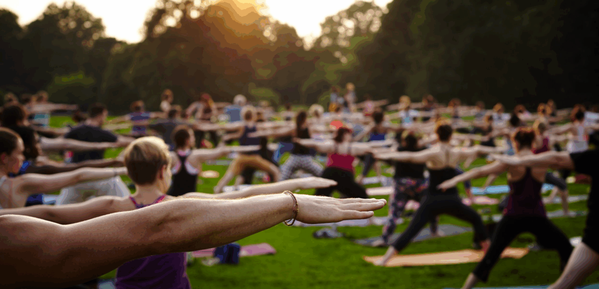 quarry park yoga series winston salem yoga live dj outdoor yoga park yoga